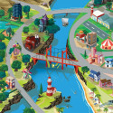 Chifoumi - tapis de jeu pour enfants "Hill Valley" - 150x100cm