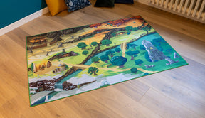 Tapis jeu heroic fantasy “Middle plains” - 150x100cm